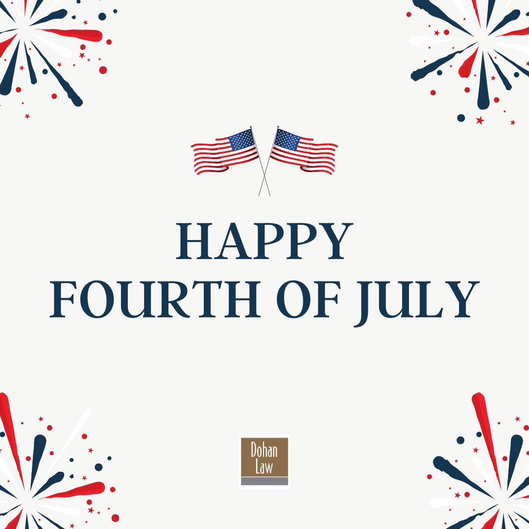 DohanLaw's tweet photo. As we celebrate this Fourth of July, let’s remember that freedom is more than a holiday—it’s a way of life. Today is a reminder of the hard-fought victories that have given us the opportunity to pursue our dreams and shape our futures.⁠ https://t.co/eaPk9wFOtl