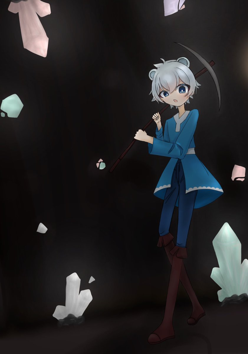 #mmmr四大精霊企画
⚠️衣装改変
2枠目でノーム×ぜんこぱすさんで参加させて頂きました
上記のタグで皆様の素敵なイラストを見れますのでぜひ！