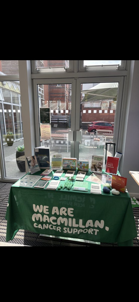 Mamoona Hood (@hood_mamoona) on Twitter photo π Come and Visit Us! π
Our stand is set up in the restaurant today and weβd love to see you!
macmillan team will be there, ready to share more about the vital work they do β¨<a href="/StockportNHS/">Stockport NHS FT</a> <a href="/helshow1/">HH</a> <a href="/NicolaFirth6/">Nicola Firth</a> <a href="/AoifeIsherwood/">#hellomynameis π» Aoife π</a> <a href="/Charlotteryan26/">Charlotte Ryan</a> <a href="/StockportPtExp/">Stockport Patient Experience</a> <a href="/michmdavies/">Michelle Davies</a> π Come and Visit Us! π
Our stand is set up in the restaurant today and weβd love to see you!
macmillan team will be there, ready to share more about the vital work they do β¨<a href="/StockportNHS/">Stockport NHS FT</a> <a href="/helshow1/">HH</a> <a href="/NicolaFirth6/">Nicola Firth</a> <a href="/AoifeIsherwood/">#hellomynameis π» Aoife π</a> <a href="/Charlotteryan26/">Charlotte Ryan</a> <a href="/StockportPtExp/">Stockport Patient Experience</a> <a href="/michmdavies/">Michelle Davies</a>