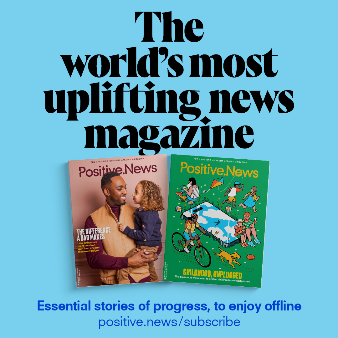 PositiveNewsUK's tweet image. From rescued bees to cutting out plastic waste from kids’ parties – find inspiring stories in the new Positive News, out 9 July. Subscribe now: positive.news/subscribe