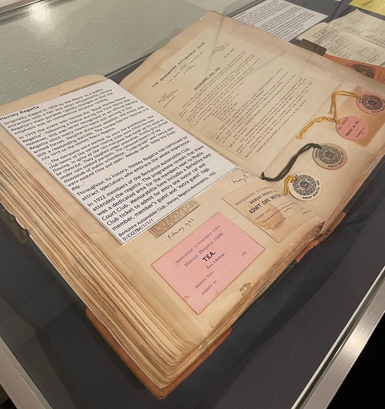 BerksArchives's tweet image. Henley Royal Regatta is currently taking place. Did you know there are items relating to the regatta in our current exhibition? Come along and learn some more about the history of the regatta and view the items in person!