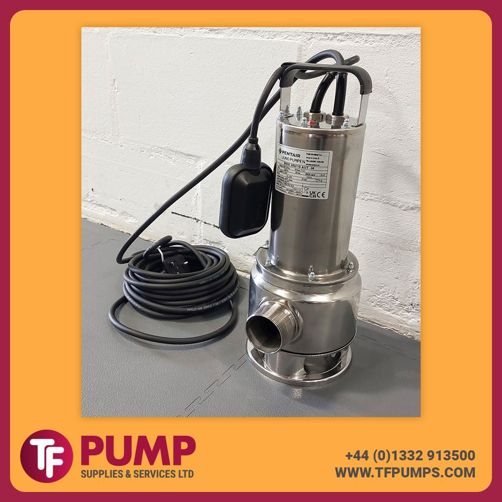 TFPumps's tweet image. Dispatching from our warehouse! 
Tough on drainage, gentle on wear. The Pentair Flotec BIOX 300/10 is built for cesspools, floodwater &amp;amp; sewage — with a full stainless steel body and vortex impeller for max reliability. Handles solids up to 40mm. #Drainage #Wastewater #Pumps