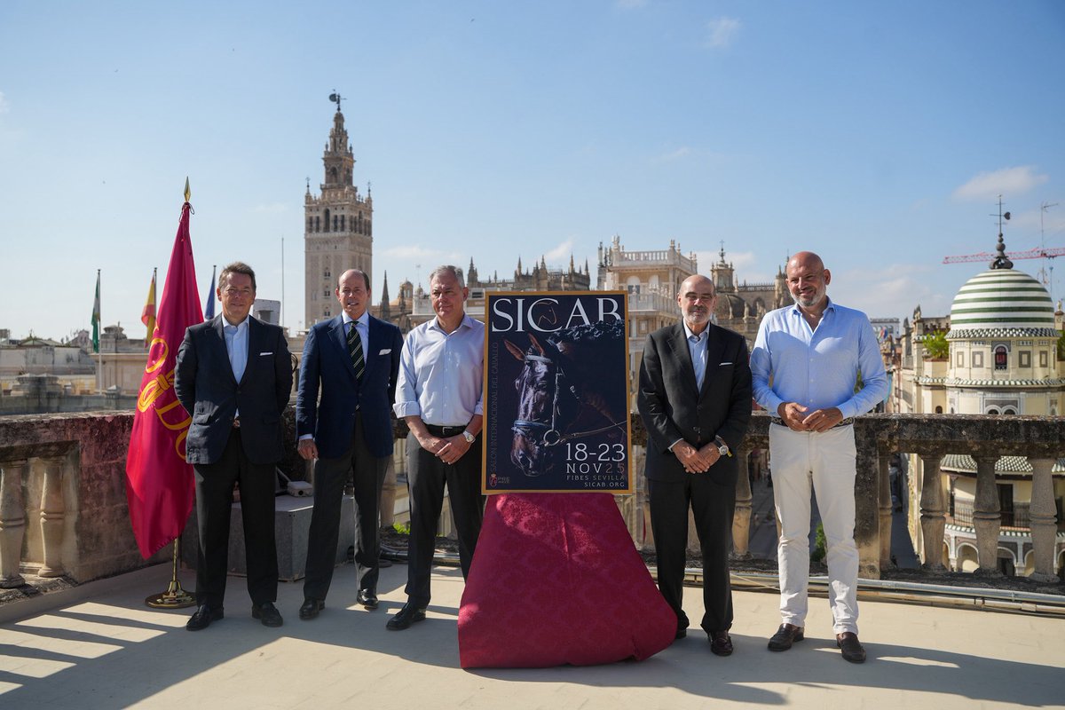 🐎 <a href="/SICABOficial/">SICAB</a> genera 60 millones de euros de impacto económico en Sevilla, 2.000 empleos y atrae a más de 250.000 visitantes de casi 30 países en 75.000 m2 de espacio expositivo

Sevilla vuelve a ser el epicentro mundial del caballo del 18 al 23 de noviembre

#PuraRazaEspañola