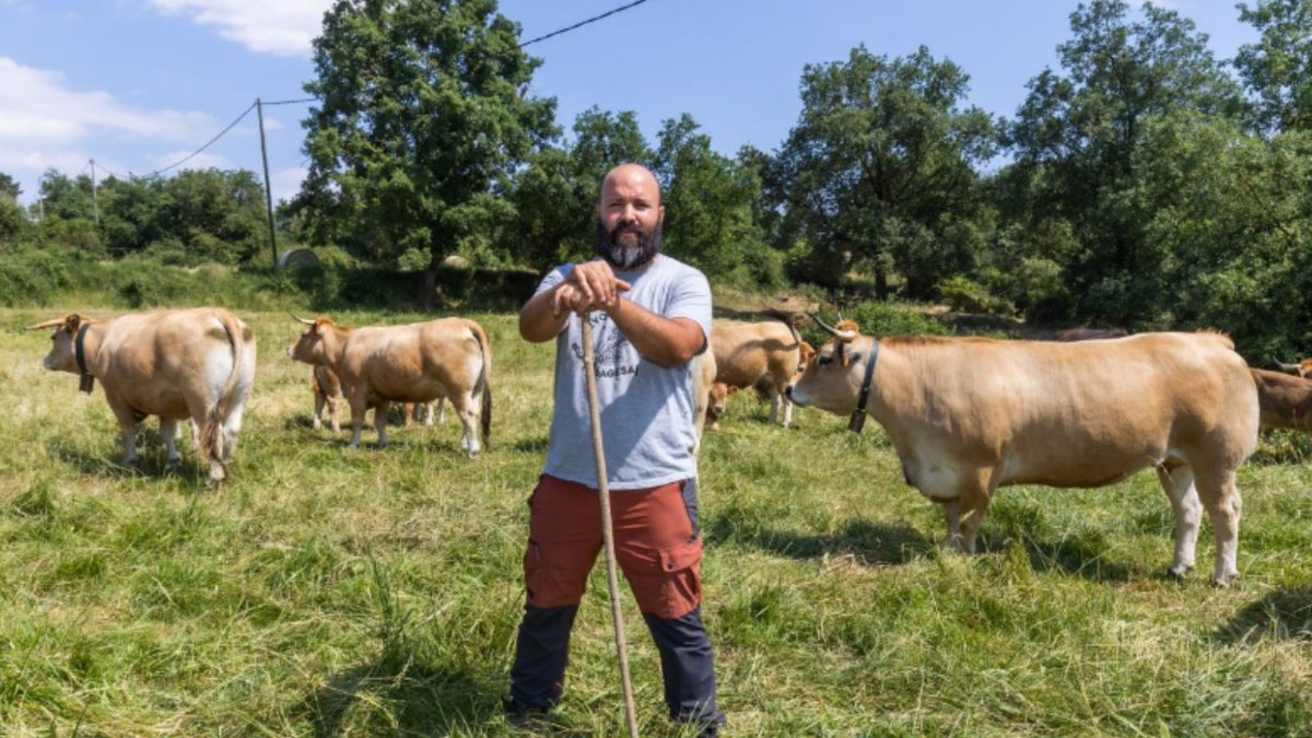 Seguim creixent i arribem a #Osona i al #Lluçanès amb la incorporació del ramader Àngel Marc Villazala i el seu projecte Aubracs del Sorreigs 🔥🐮 Al diari comarcal <a href="/el9nou/">El 9 Nou</a> en fan ressò. Pots llegir l'article sencer aquí 👉bit.ly/45UE0PJ