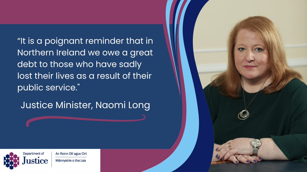Justice NI (@justice_ni) on Twitter photo The Elizabeth Emblem in Northern Ireland has been announced today.
Justice Minister <a href="/naomi_long/">Naomi Long MLA</a> has described the award as important recognition of the ultimate sacrifice made by public servants who have died in the line of duty.
Read more: justice-ni.gov.uk/news/award-hon… The Elizabeth Emblem in Northern Ireland has been announced today.
Justice Minister <a href="/naomi_long/">Naomi Long MLA</a> has described the award as important recognition of the ultimate sacrifice made by public servants who have died in the line of duty.
Read more: justice-ni.gov.uk/news/award-hon…