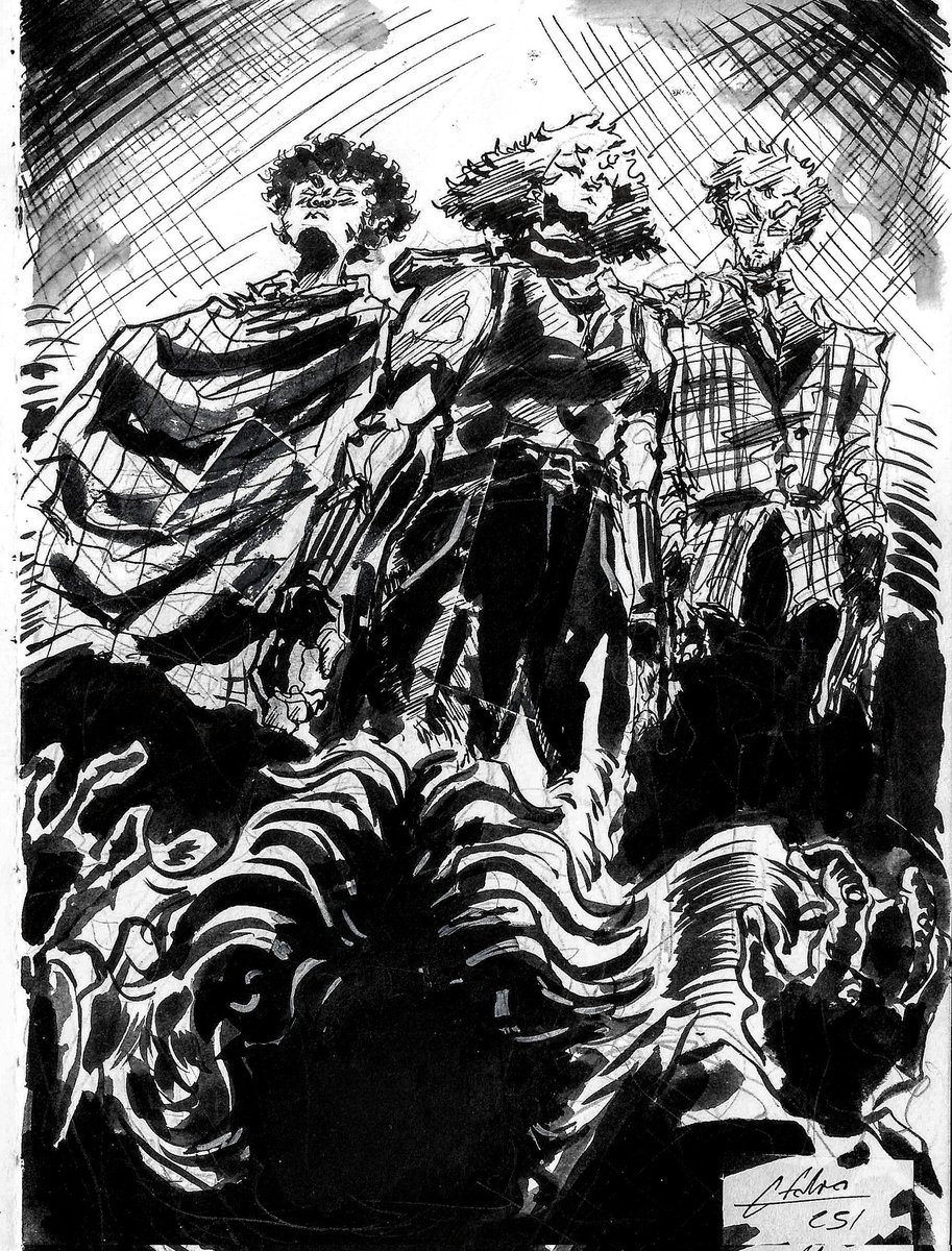 Vogg5959's tweet photo. #drawing #comic #inkart #inkdrawing #sketch #sketchbook #inkingpractice #myart #art #comicartwork #comic #comicpage https://t.co/0rdFFiBZ9p
