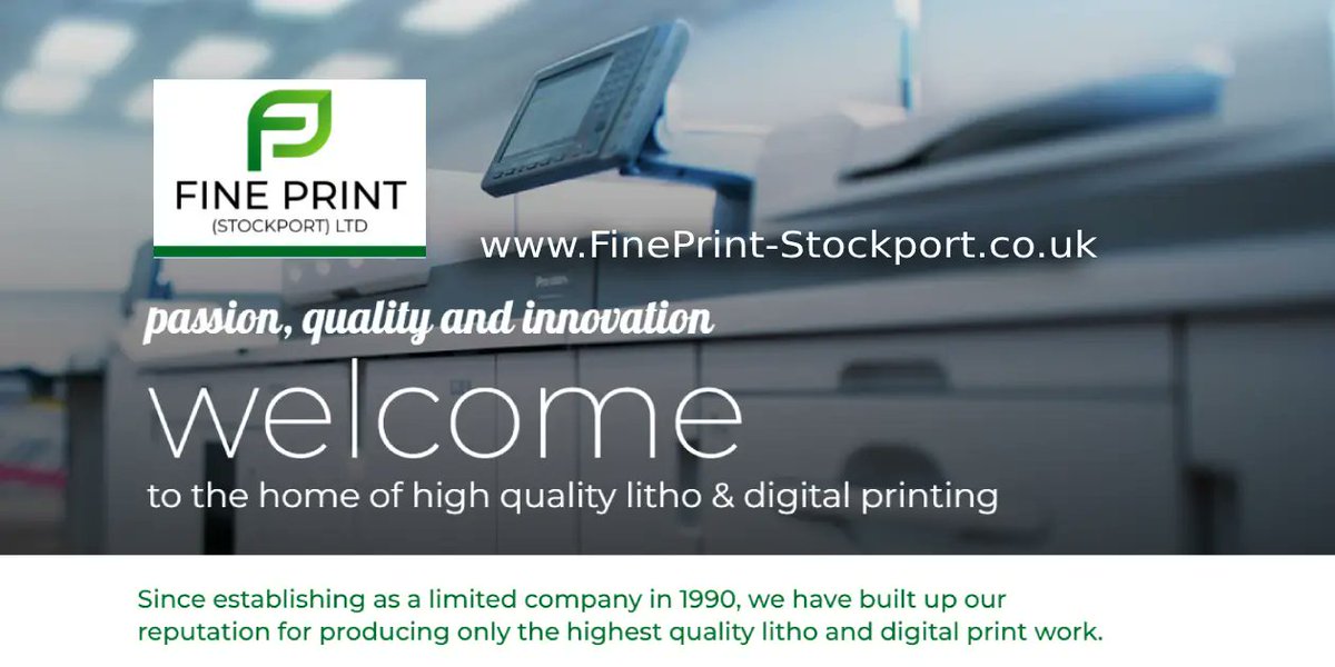Have you got thousands of brochures, folders or safeguarding posters to print? We’ve got you covered. Fine Print is trusted by healthcare &amp; education providers across the UK. #BulkPrinting #StockportPrinters
#Education #Universities #HealthCare #UK
fineprint-stockport.co.uk