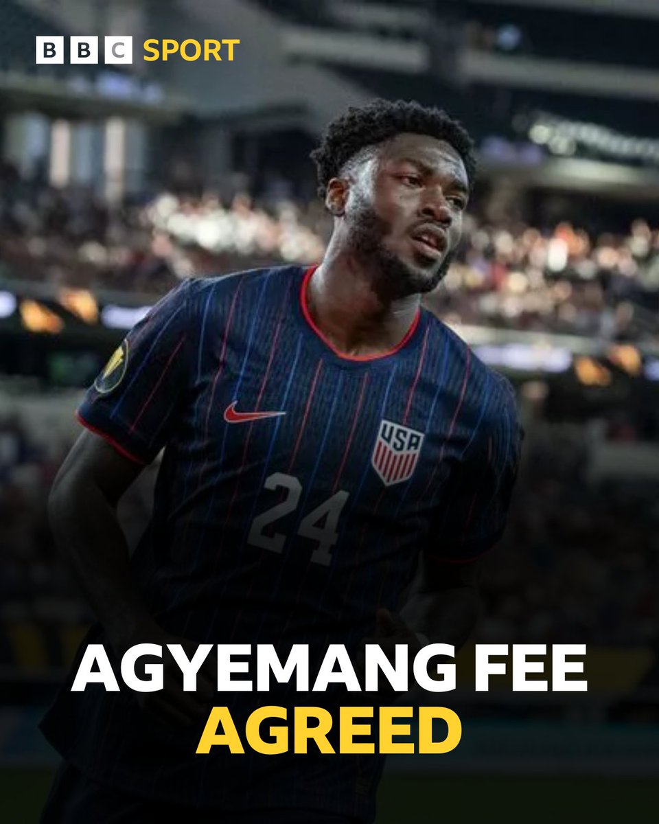BBC Derby Sport understands a fee has been agreed between Derby County and Charlotte FC for striker Patrick Agyemang. 

Personal terms are yet to be agreed with the player and no medical has taken place but the fee is believed to be just over £5 million with roughly £1.5 million