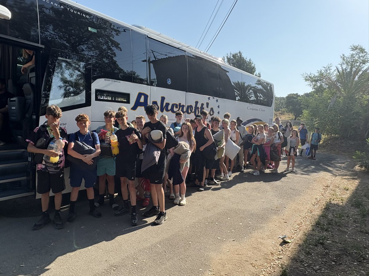 Great final day on the Watersports trip. The kids, in true St Cecilia’s fashion have been outstanding. Well done. We have a very quiet coach 😴 at the moment as we make our long journey back. ☀️ 🌊 🏖️