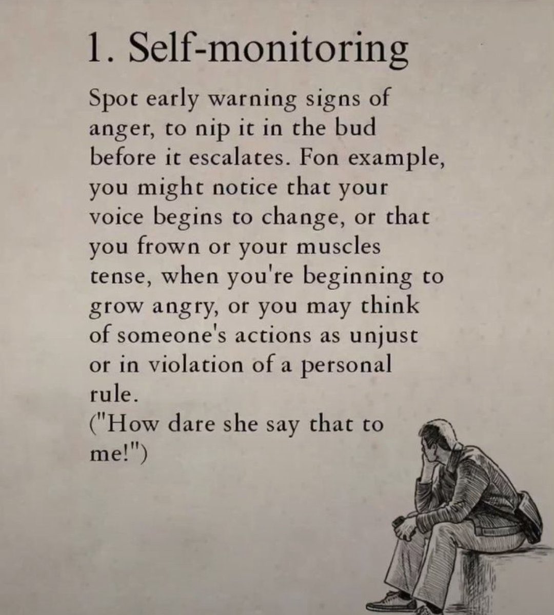 MindMatter28's tweet photo. 1. Self-monitoring https://t.co/Fy25fyoCIs