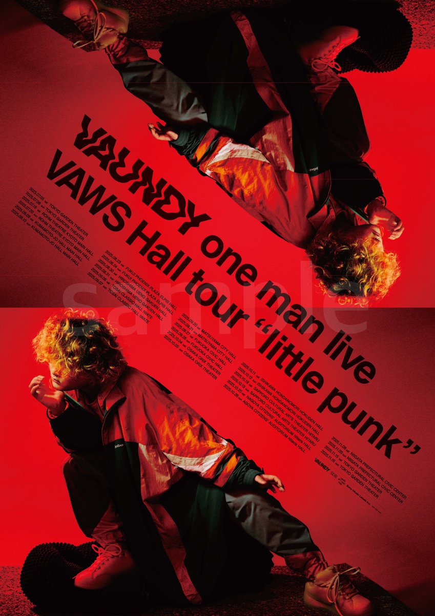 #Vaundy
one man live VAWS hall tour “little punk”

🌟CDブース

1st album「#strobo」、
または、2nd album「#replica」
をご購入いただいた方に
「one man live VAWS hall tour “little punk”」
オリジナルポスターをプレゼント!!💥

▼詳細
vaundy.jp/news/detail/10…

#littlepunk