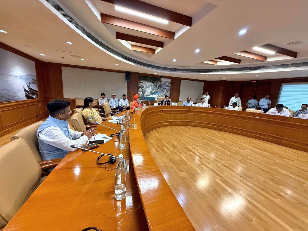 Attended the Water &amp; Resource Committee Meeting today in Delhi, in the presence of Chairman Shri Rajiv Pratap Rudy ji.

As a member of this important committee, we discussed key issues related to water conservation, efficient usage, and the need for sustainable resource