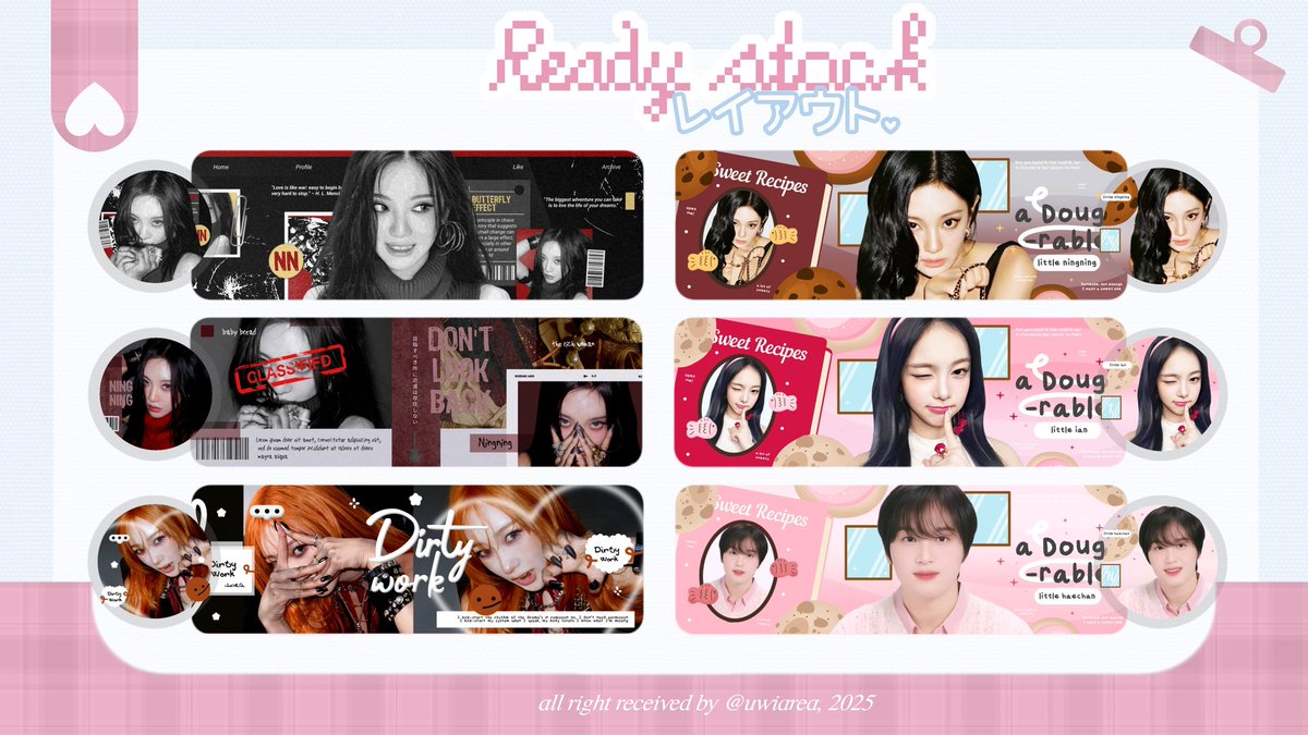 imuwiw's tweet image. Help repost? Thank🩷

Layout ready stock clearance sale harganya 5k-7k, bisa di take di dm @uwiarea detail harga di ALT🌸 #zonauang