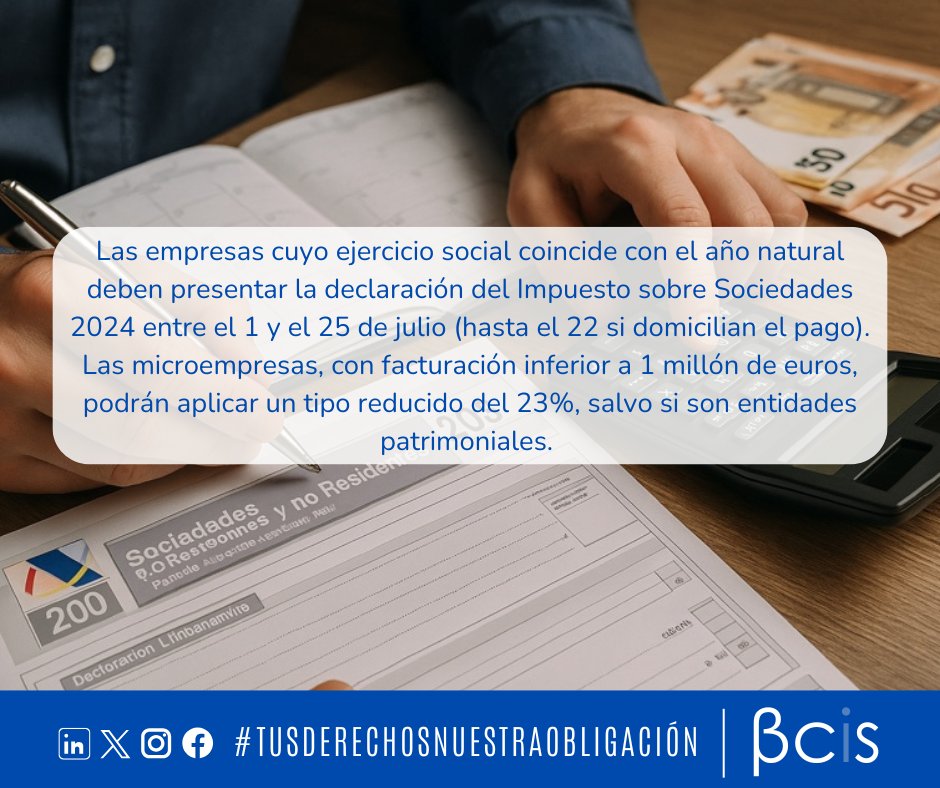 ceperoisalido's tweet photo. 📅 El pasado 1 de julio comenzó el impuesto de sociedades. Estos son algunos datos que debes conocer.👇

ℹ️ Si necesitas asesoramiento para tu empresa, cuenta con nosotros. 

🌐https://t.co/6AIirAvAy9
☎️856 15 93 07
📩clientes@ceperoisalido.com https://t.co/3yDWqDHqoM