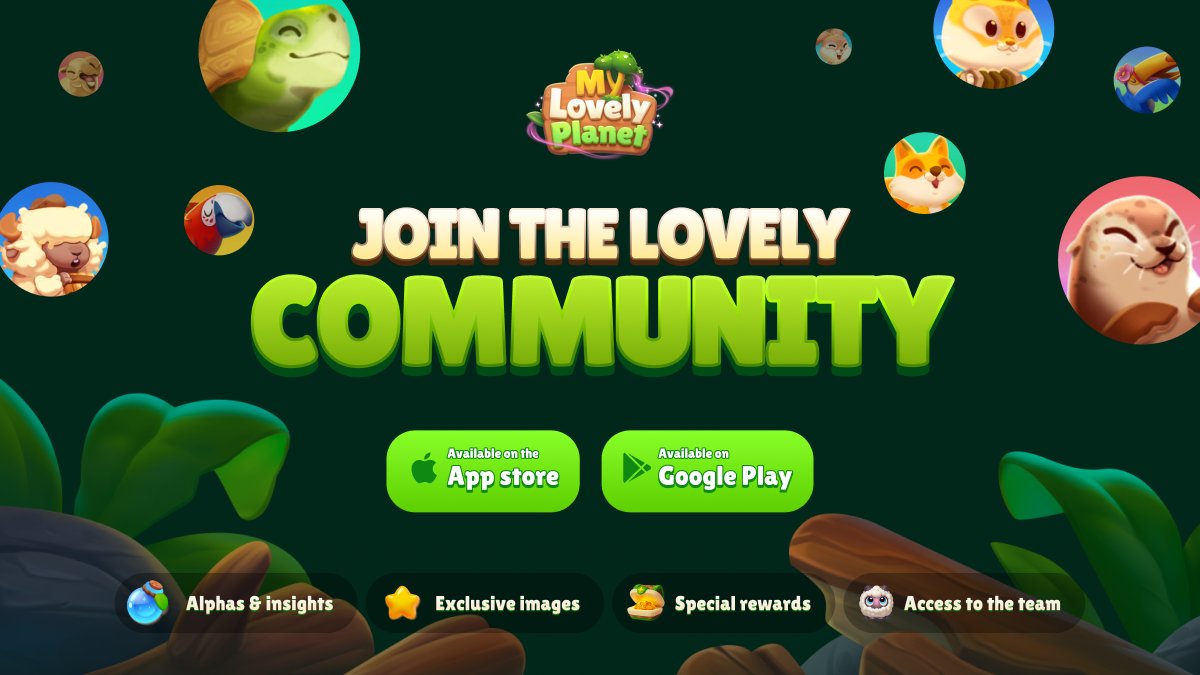 💚GM lovely family! 💚
Yesterday’s contest was absolutely INSANE🔥
We should probably do another one soon, right?😉 

You want to be in the loop?

✅ JOIN the community to have insights 
t.me/mylovelyplanet

✅DOWNLOAD the game to be ready
👉 Play on IOS: