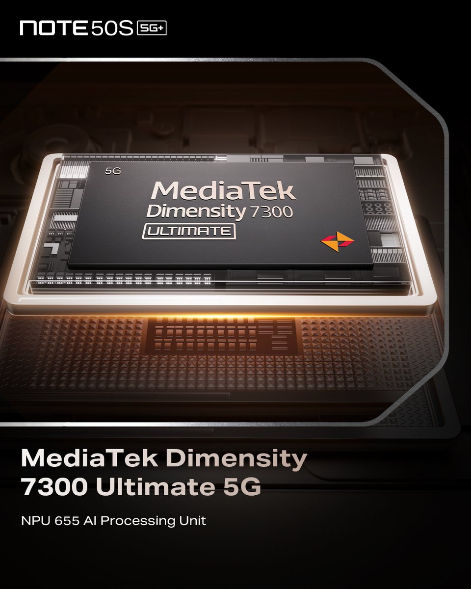 InfinixKenya's tweet image. A powerful MediaTek Dimensity 7300 Ulitimate 5G processer wrapped in sleek phone

Grab NOTE50S 5G at Ksh. 32,799 in stores countrywide.

#Infinix #NOTE50s5G #NOTE50Series #FlagshipPerformanceWithAI #PerformanceByDesign