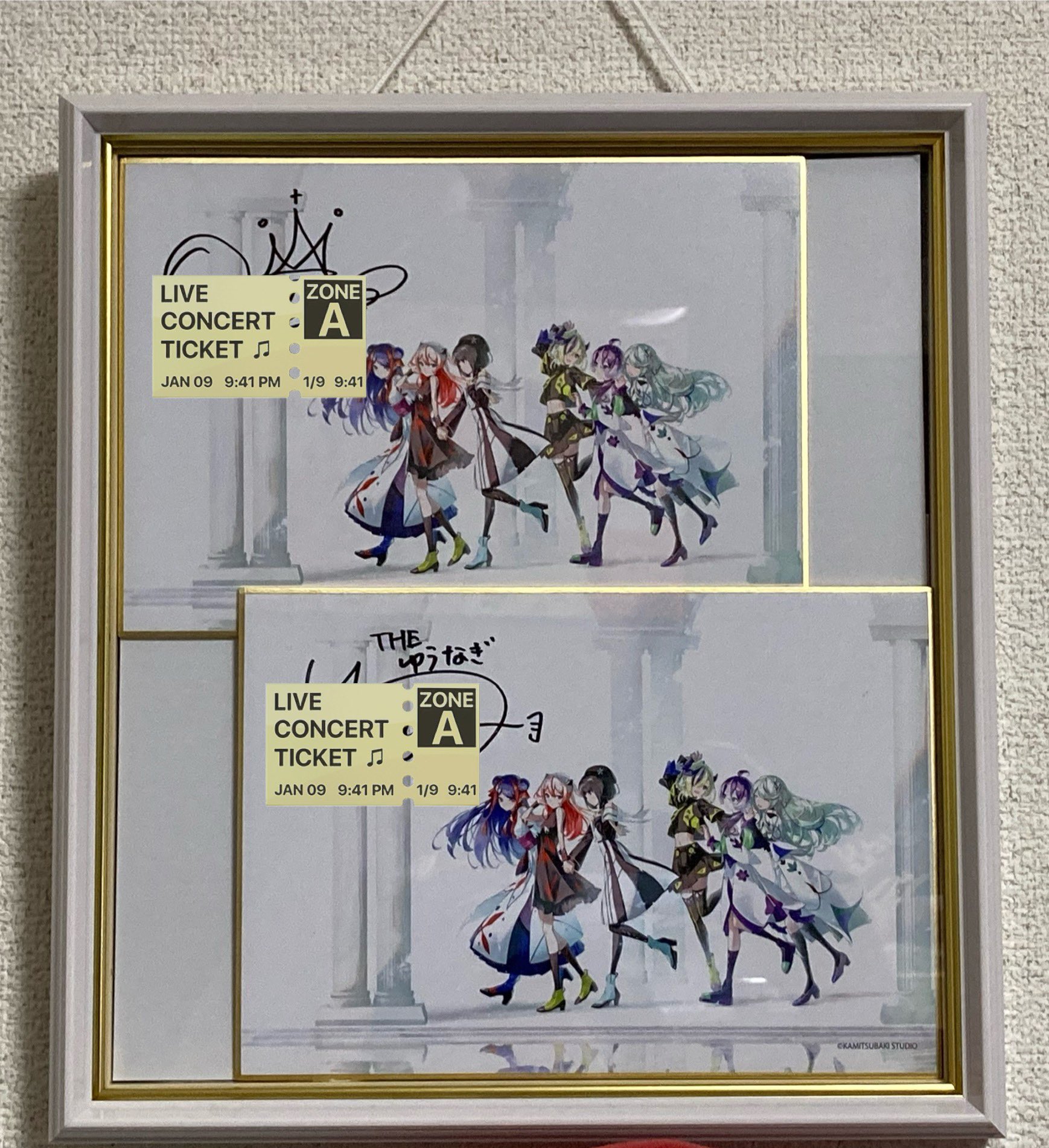 城南波 激レア自筆サイン入りポスター