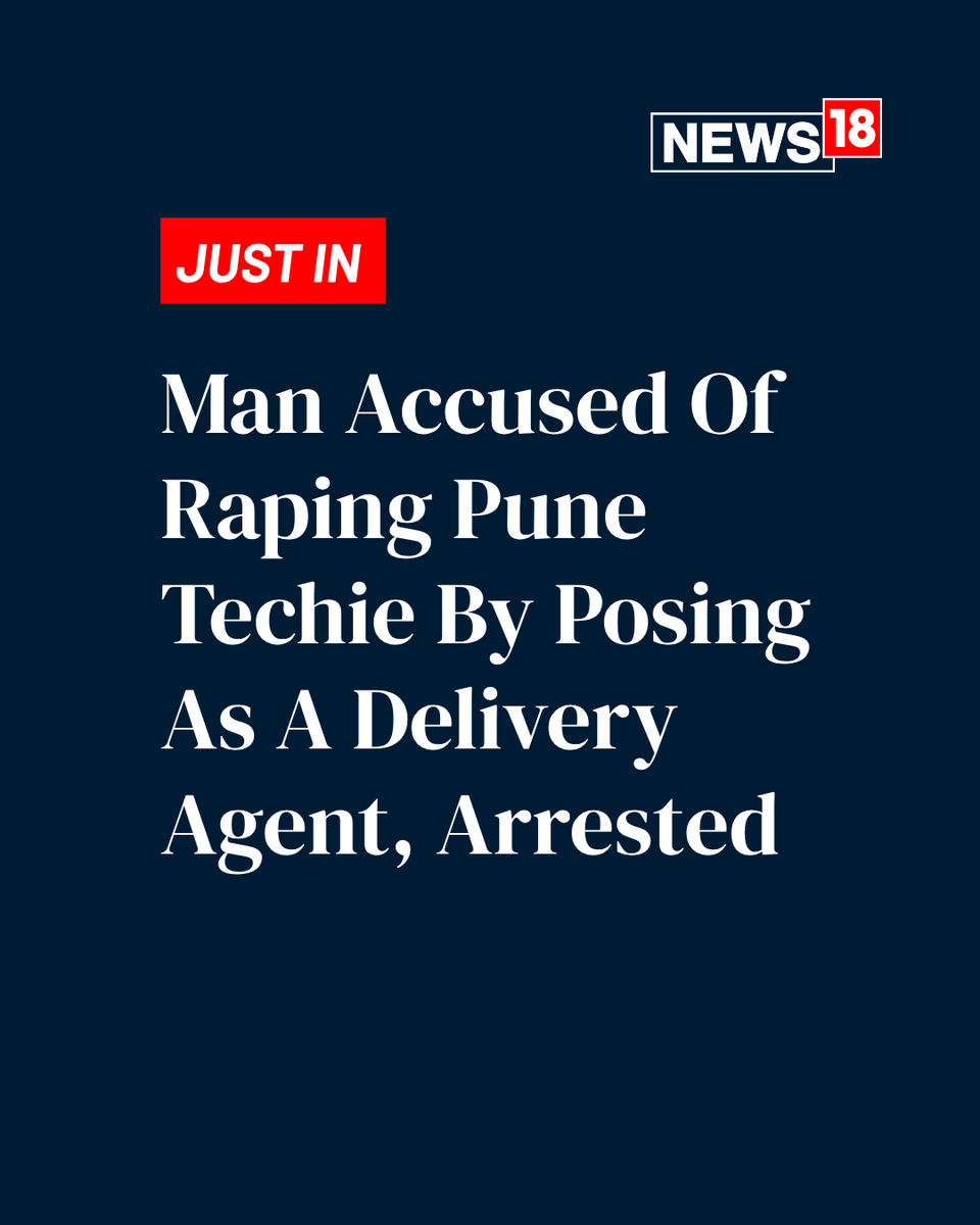 CNNnews18's tweet image. The man who allegedly raped a Pune woman by posing as a delivery boy has been arrested. 

#Pune #Techie #DeliveryBoy #Arrested