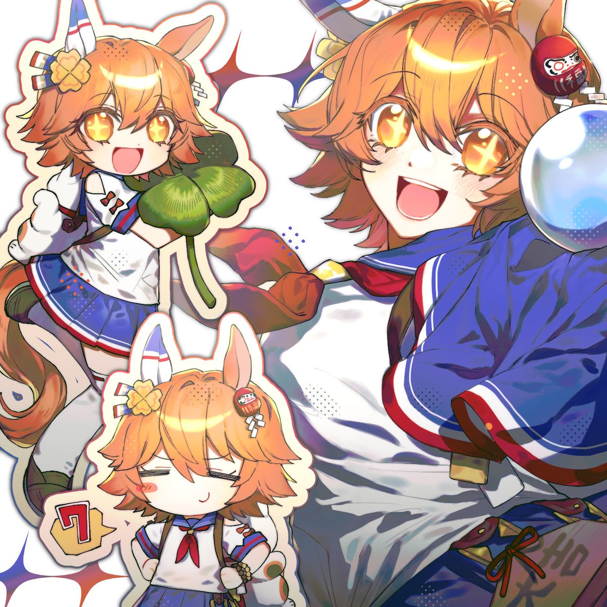 6543_plz's tweet image. マチカネフクキタル🍀🍀 
#리퀘박스_plz🥕