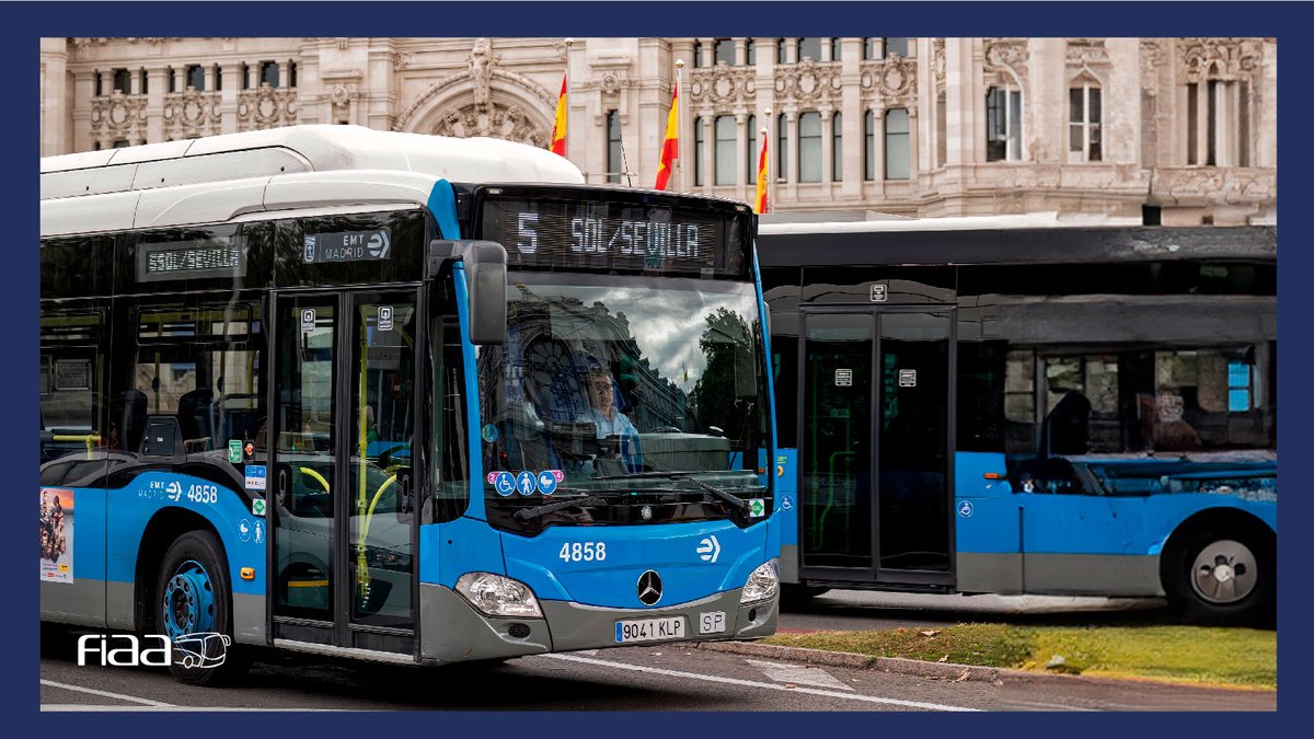 FeriaFIAA's tweet photo. ๐ฆ La @EMTmadrid estrena autobuses con IA para proteger los carriles bus: cรกmaras en parabrisas detectarรกn ocupaciones indebidas ๐ย
Cobertura piloto: 197,7 km en 14 rutas, +17.963 infracciones detectadas en 2024.ย
La IA se une a la movilidad eficiente.ย
#FIAA #SmartBus https://t.co/ypIBQp7Y1o