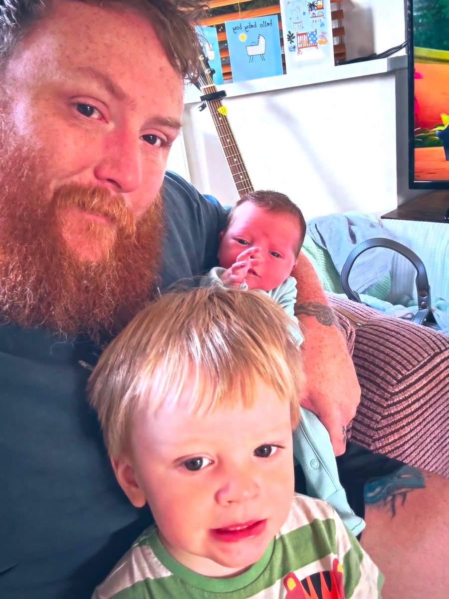 Just a Redwolf with his two mini red wolves