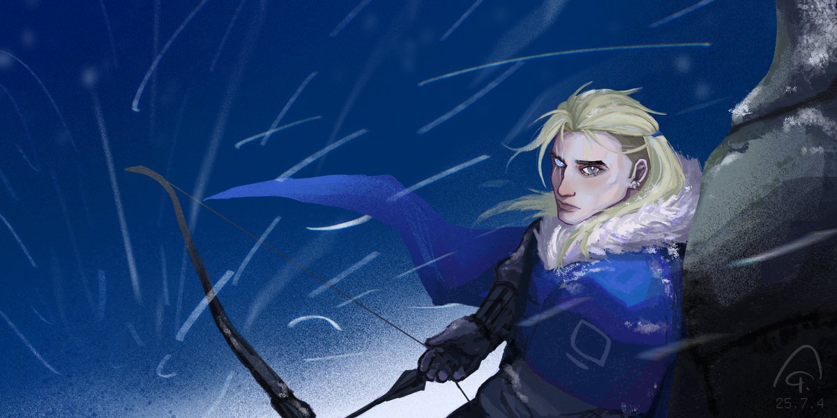 ArcOwitch's tweet image. Night Hunting
（動作和畫面有參考）
#sova #ValorantArt