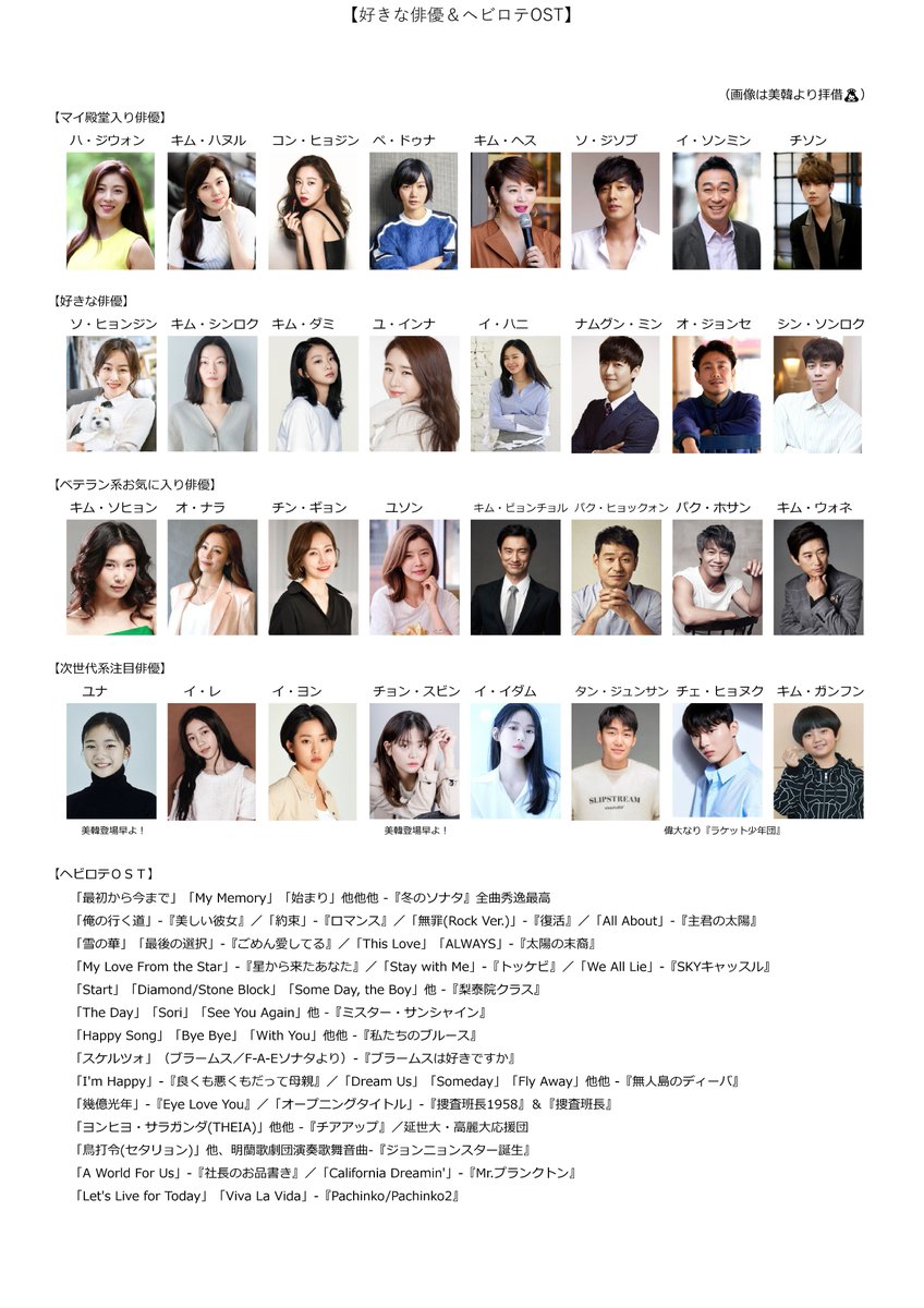 polarisjp1023's tweet image. #韓国ドラマ #韓ドラ 

視聴履歴更新

ヒューマンドラマが好きです
史劇・リーガル・医療・政治経済や時事世相ものも大好物ですが、ドロドロやホラー系は苦手です

年間15～20作完走のマイペース🐢
開封するも未完走（グレー画像）に嗜好が出ているかもしれません🤗

#韓国ドラマのある生活