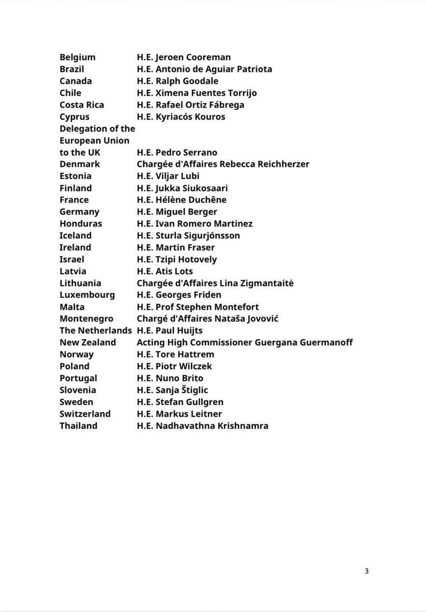 Josefa Gonzalez Blanco (she-her) (@josefagbom) on Twitter photo 📣🌈Proud to announce this year’s <a href="/PrideInLondon/">Pride in London</a> 2025 #DiplomatsForEquality Joint Statement 📃!
We, 36 Heads of Diplomatic Missions in 🇬🇧 come together once again to support Pride in London and to reaffirm our continued commitment to defending the human rights of lesbian, gay, 📣🌈Proud to announce this year’s <a href="/PrideInLondon/">Pride in London</a> 2025 #DiplomatsForEquality Joint Statement 📃!
We, 36 Heads of Diplomatic Missions in 🇬🇧 come together once again to support Pride in London and to reaffirm our continued commitment to defending the human rights of lesbian, gay,