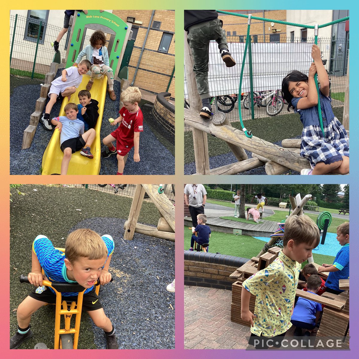 Friday fun in our outdoor area ☀️ <a href="/MrGuyMLP/">Mr Guy.</a> <a href="/MabLanePri/">Mab Lane Primary Sch</a>