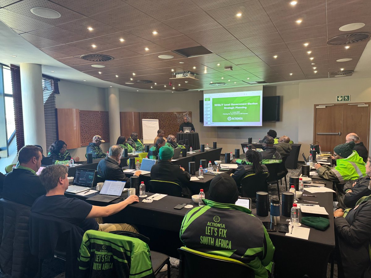ActionSA has today commenced its Senate Strategic Planning Meeting to engage in a robust series of discussions aimed at charting the party’s strategic direction to deliver success in the upcoming local government elections.

Following the three-day meeting, ActionSA will host a