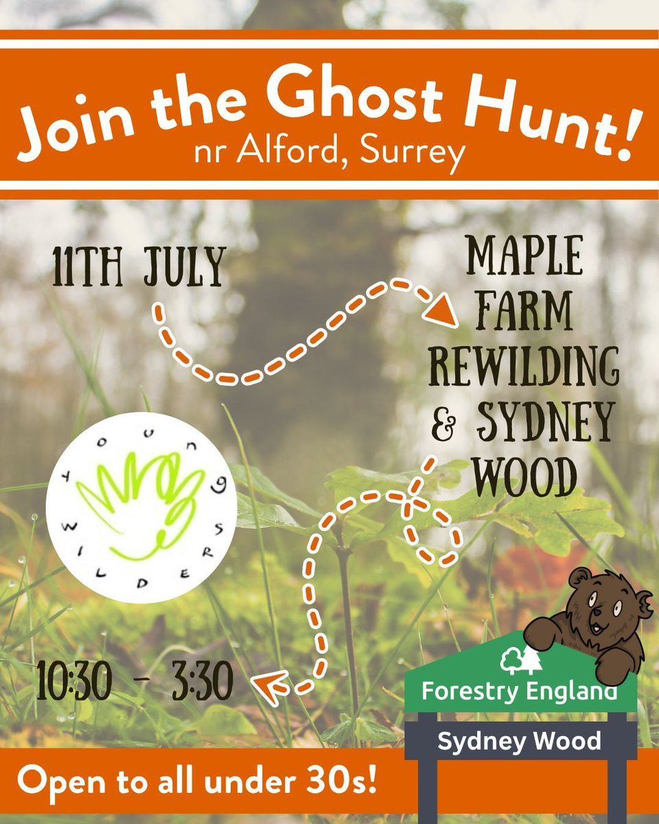 🌳1 WEEK TO GO! 🌳 

Join Wild Card &amp; @youngwilders_ in Maple Farm, Surrey next Friday for a day of nature, creativity, and action as part our campaign to #RewildTheGhostWoods!

📍Maple Farm, Surrey
📅Friday 11th July
🕑10:30-3:30

Sign up here: buff.ly/rK8aOC2