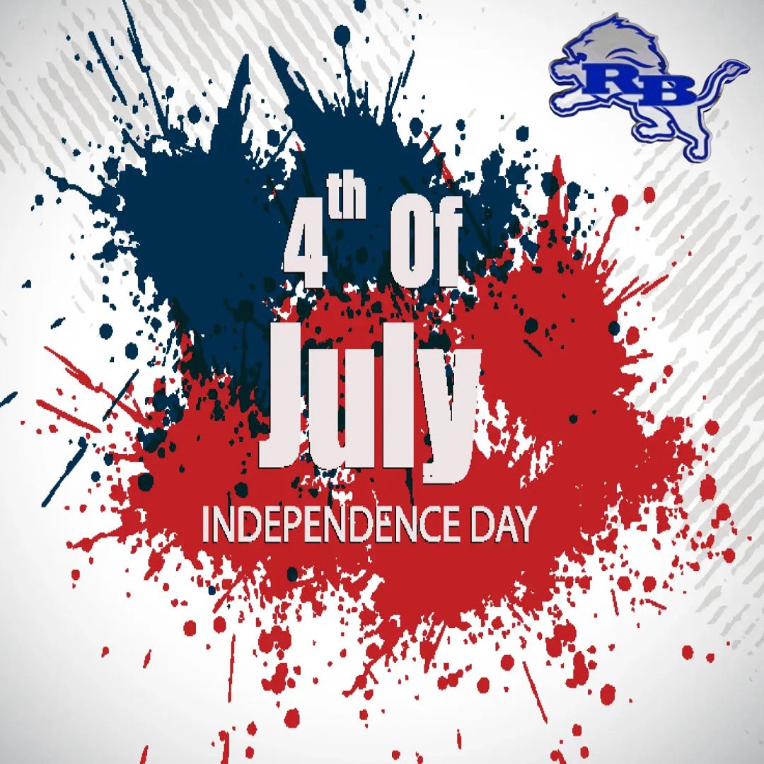 🇺🇸 Happy 4th of July from Red Bank Athletics! 🦁
Today we celebrate freedom, unity, and the pride of being part of something bigger than ourselves—just like being a Lion.
Wishing everyone a safe and powerful Independence Day! 💥
#RedBankPride #4thOfJuly #BankBuilt #FreedomToRoar