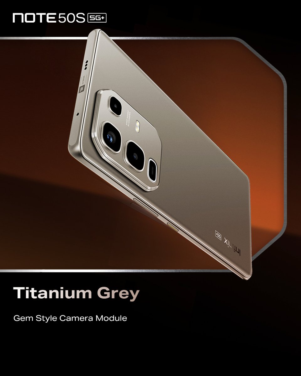 InfinixKenya's tweet image. Titanium grey lovers mko?
Grab NOTE50S 5G at Ksh. 32,799 in stores
countrywide.

#Infinix #NOTE50s5G #NOTE50Series
#FlagshipPerformanceWithAI #PerformanceByDesign
