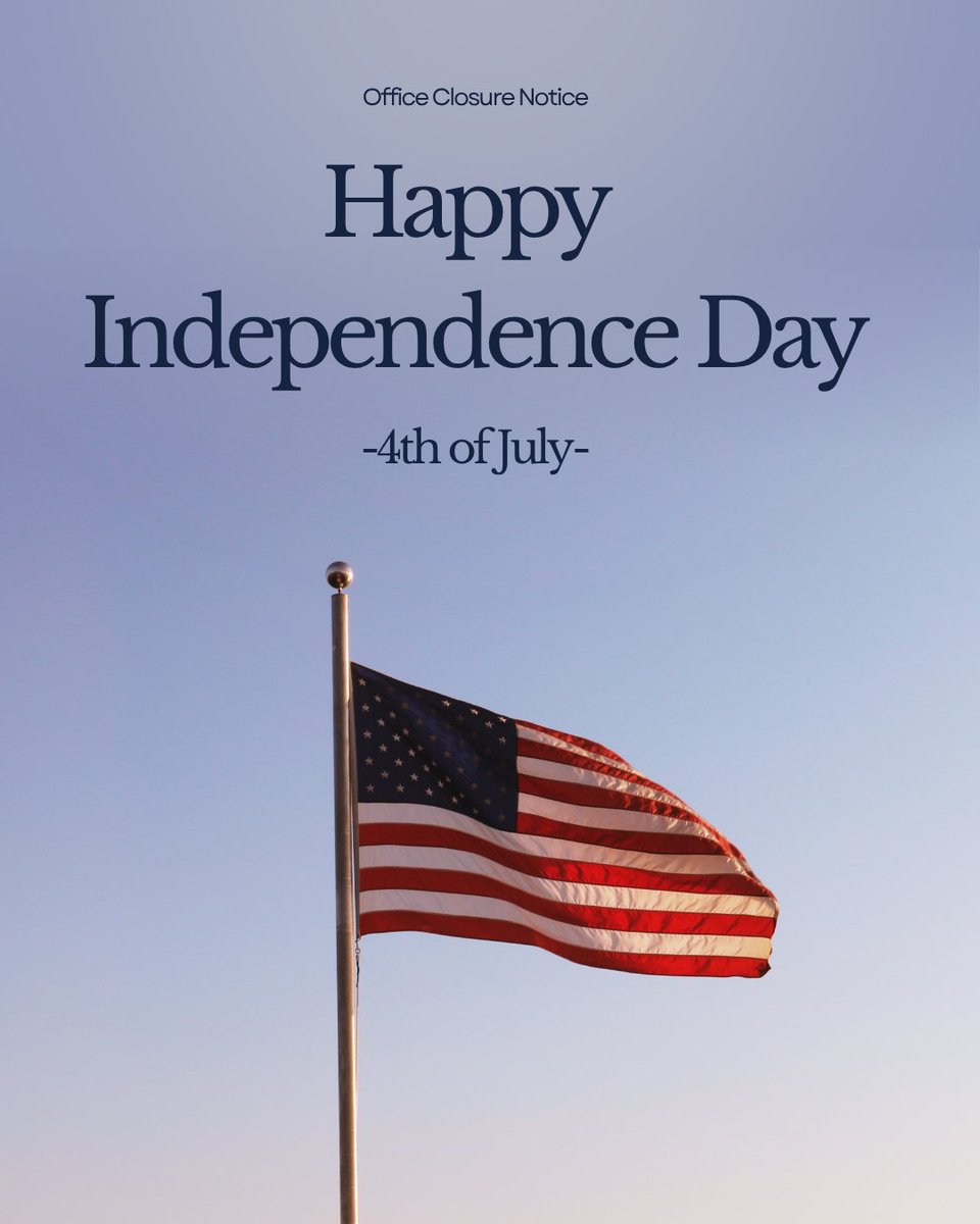 🎆Happy 4th of July, Neighbors!
Our office is closed today in observance of Independence Day and will reopen with normal business hours on Monday, July 7.

We wish you a safe and joyful holiday!