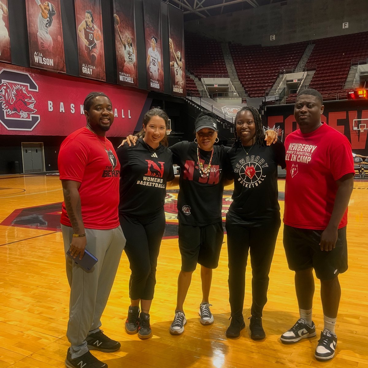 A special thank you to Dawn Staley for allowing my staff and me the opportunity to watch her team practice yesterday. We truly appreciated the experience—learning from the best!