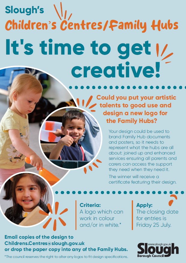 Design a new logo for the Family Hubs