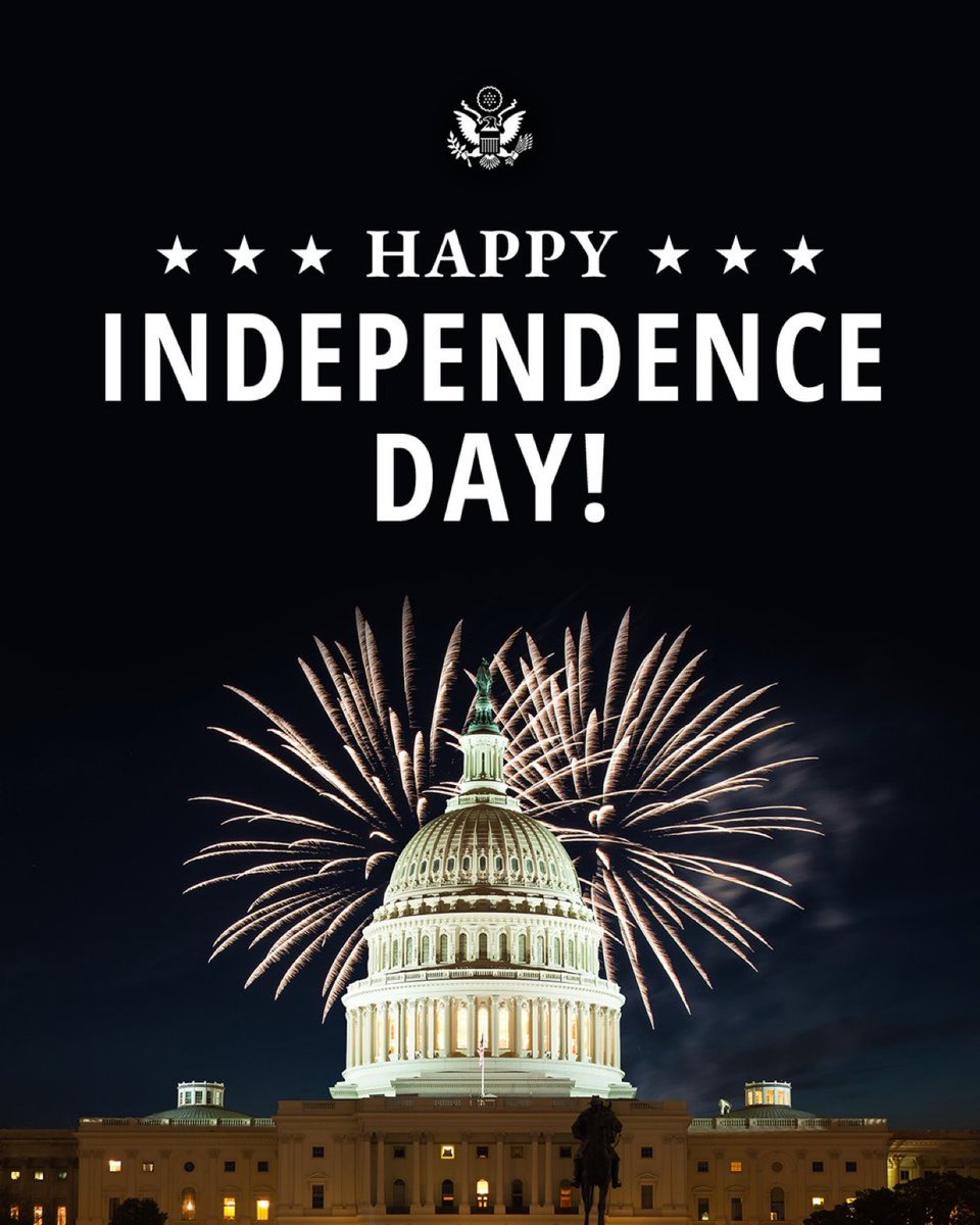 🇺🇸 | Marco Rubio: “Hoy celebramos 249 años de libertad e independencia. ¡Feliz cumpleaños al país más grande de la historia!”.