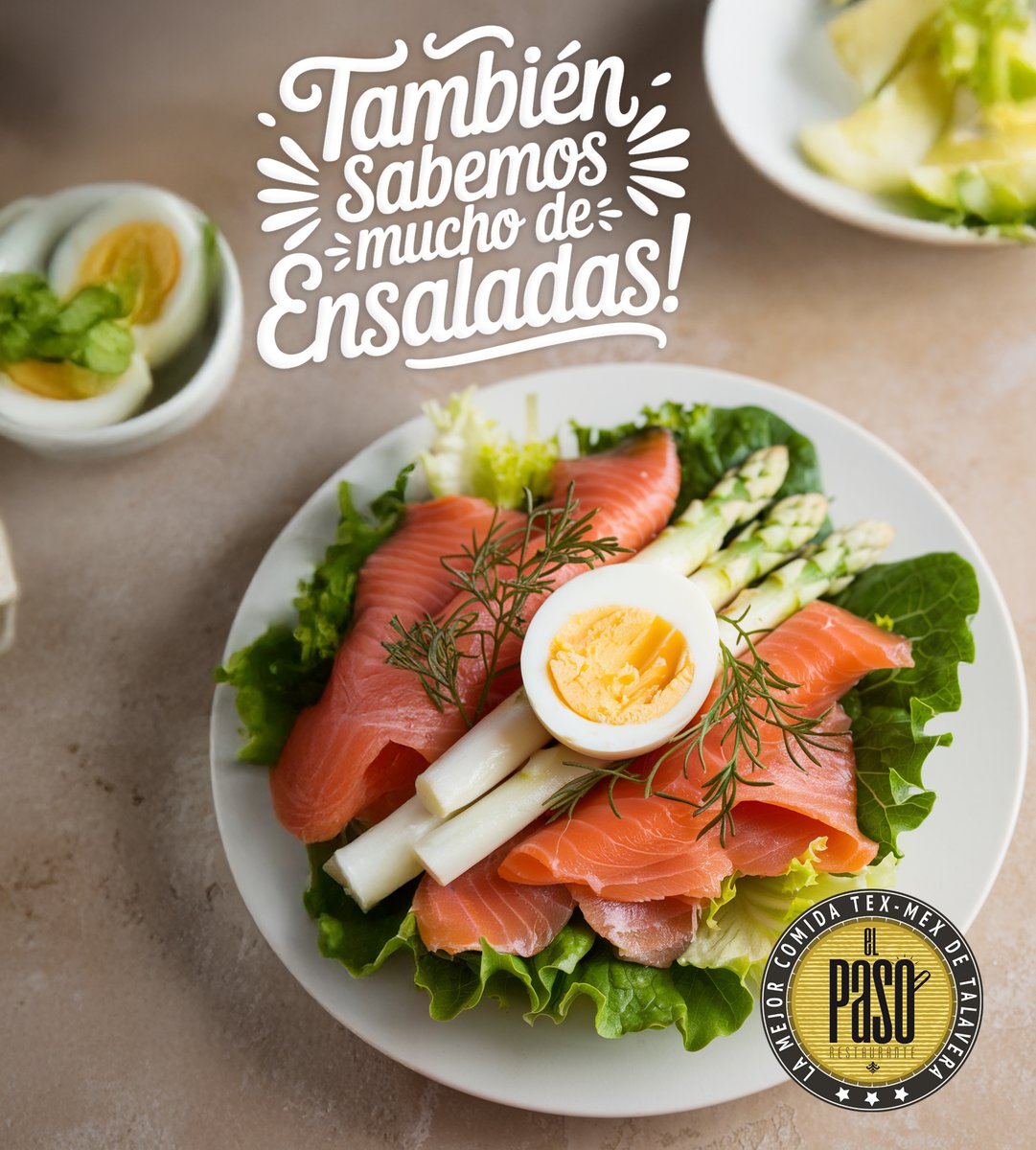 Nos encantan las ensaladas también!!
Reservas e info al 925 822 591 o en complejoestoril.com/reservas
