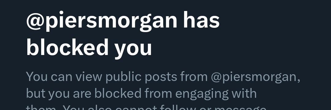 Bizarro_Videos's tweet photo. I must have hit on a kernel of truth Piers Morgan doesn't want people hearing.

He didn't block me until I said he was MI6.

What should I take away from that? https://t.co/ATECpUH9gB