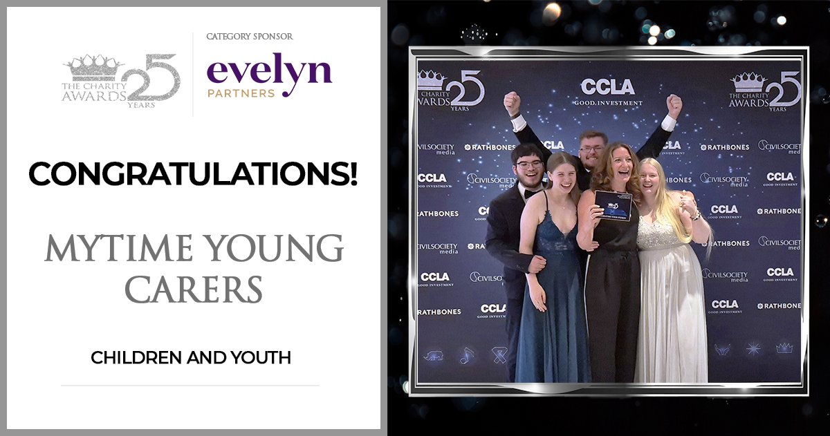 Charity_Awards's tweet image. Congratulations to @mytime_charity for winning the 'Children and Youth' category!
See why it won: charityawards.co.uk/children-and-y…
#CharityAwards