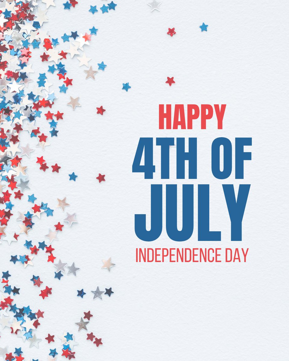 PowerChurchChMS's tweet photo. Happy Independence Day!

Our office is closed today, July 4, in observance of the holiday.
We’ll reopen Monday morning and look forward to serving you. https://t.co/TiW8rO2Xf6