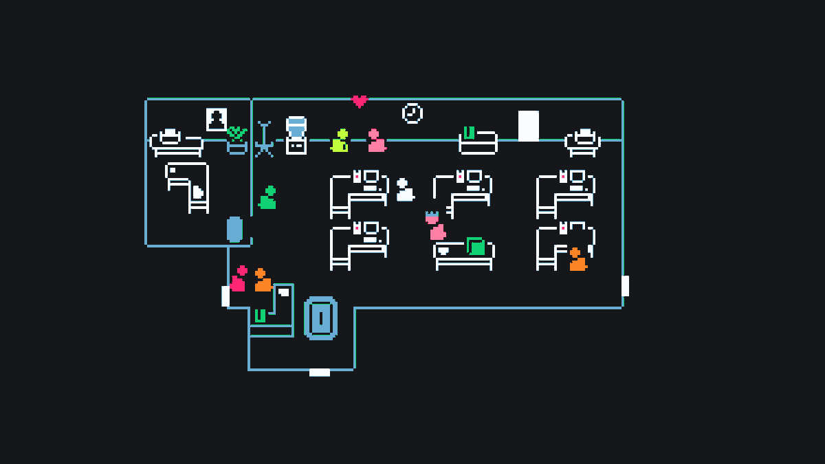 SMcarthurMclean's tweet photo. I needed the satisfaction of finishing something so I made a tiny game, The Office Party dot 89. 
Attend the party and talk to people. You are definitely not there to do anything suspicious🕵️💾  

Play it for free https://t.co/5QcVXhTid6

#GodotEngine #IndieDev #itchio #gamedev https://t.co/atyMIUYtsU