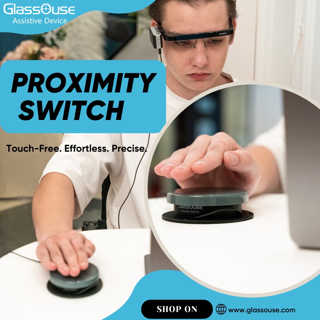 ✨ No touch. Just action.
The GlassOuse Proximity Switch lets you control your device with a simple hover.
🔗 Explore more at glassouse.com.
#assistivetechnology #digitalaccessibility #quadriplegic #spinalcordinjury #disabled #occupationaltherapy #spinalcordinjury