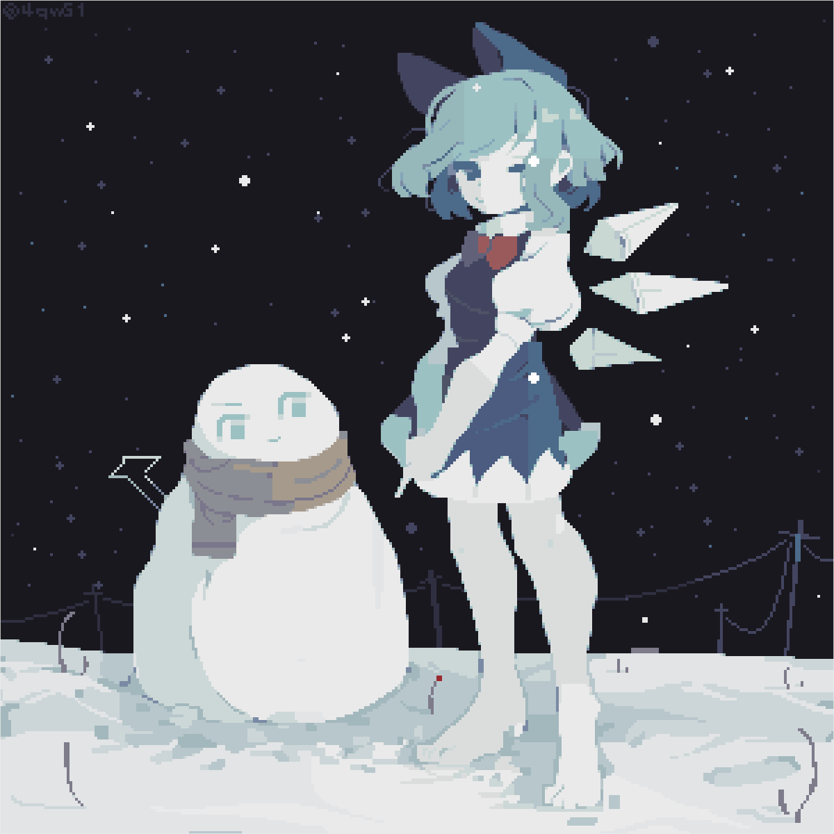 4QW51's tweet image. Cirno