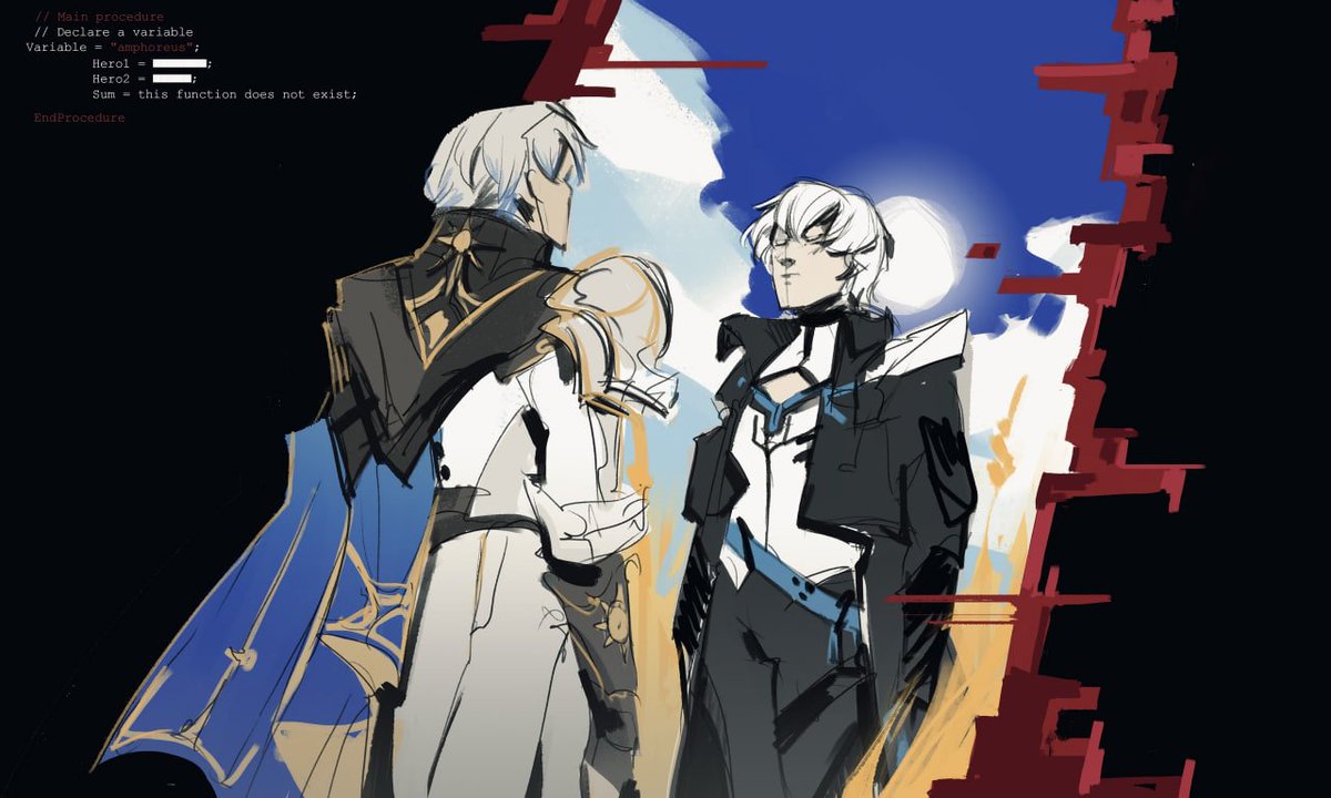 IOnJuno's tweet image. I made this art a month ago, but now it makes more sense
#Phainon #HonkaiStarRail