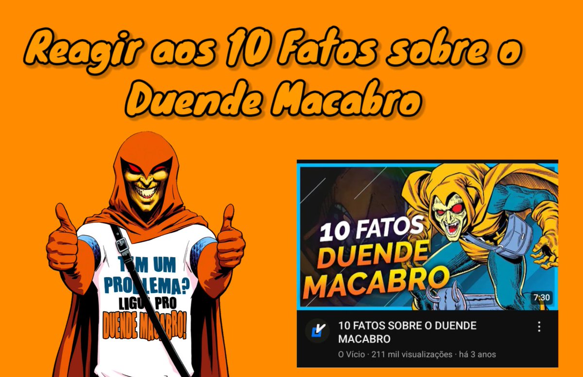 AzazelFenixz's tweet image. SENHORES DA UNIÃO DUENDE MACABRO
Hoje as 20h (horário de Brasília)
Faremos uma call decidindo quem será o próximo alvo para ver 10 FATOS SOBRE O DUENDE MACABRO (do OVicio)
Estamos aceitando sugestões
Qualquer dúvida,deixe um comentário