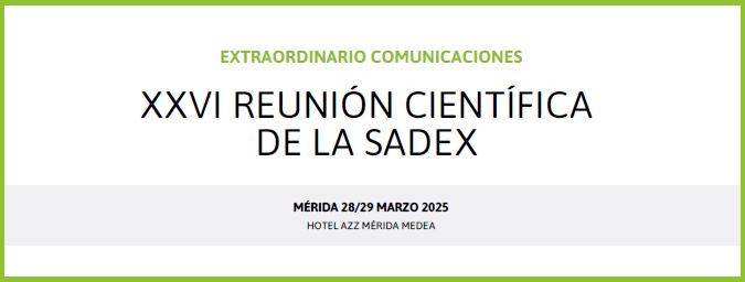 🚀 ¡Novedad! #SAPD y #SADEX unen fuerzas 🤝 Incluimos las comunicaciones de la XXVI REUNIÓN CIENTÍFICA DE LA SADEX en nuestro número 📰✨ 
No te pierdas los avances y debates más actuales👨‍⚕️👩‍⚕️ <a href="/SadexOficial/">SADEX</a>

👉:sapd.es/rapd/2025/48/3…
