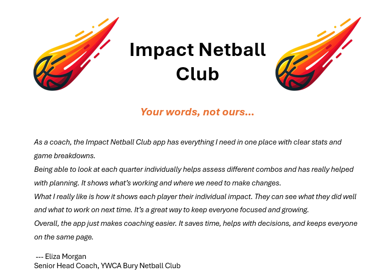 Impact Netball tweet media