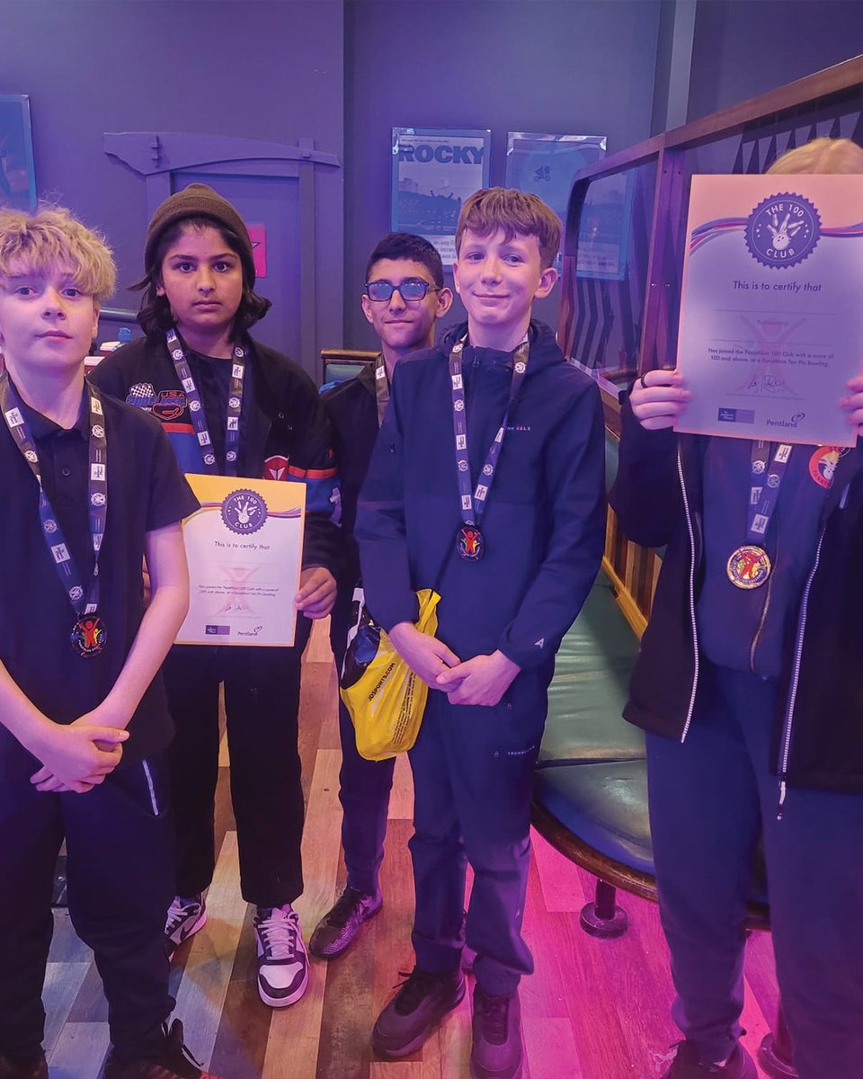 Well done to both teams who came 1st and 2nd overall in the North West bowling competition. It was the Greater Manchester finals at Hollywood Bowl, Bolton. Pupils returned to school with big smiles and shiny new medals. 🏅🎳🎉