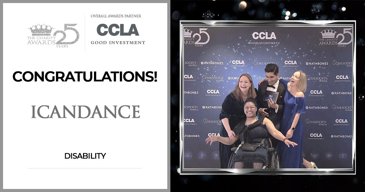Charity_Awards's tweet image. Congratulations to @icandanceuk for winning the 'Disability' category!
See why it won: charityawards.co.uk/disability-202…
#CharityAwards